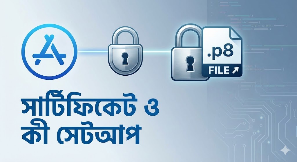 Apple Developer Portal-এ সার্টিফিকেট ও কী (Key) সেটআপ